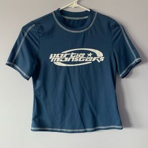 Blue Womens S Portia Monscars T-Shirt